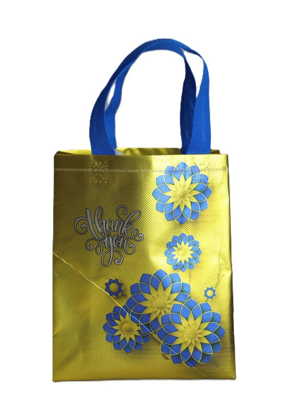 Floral Thank You Gift Bags – Reusable PVC Tote - Image 2