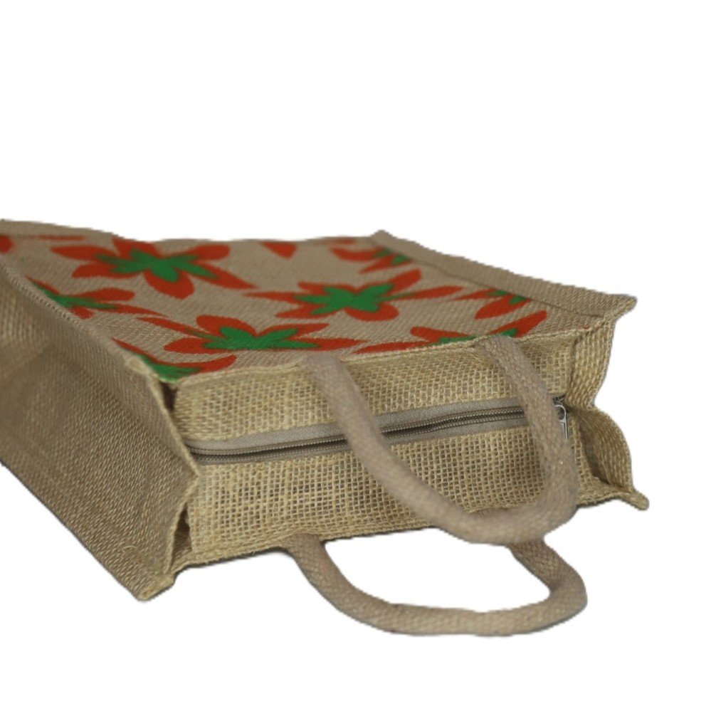 Natural jute with assorted print and color 10L x 12H - Image 6