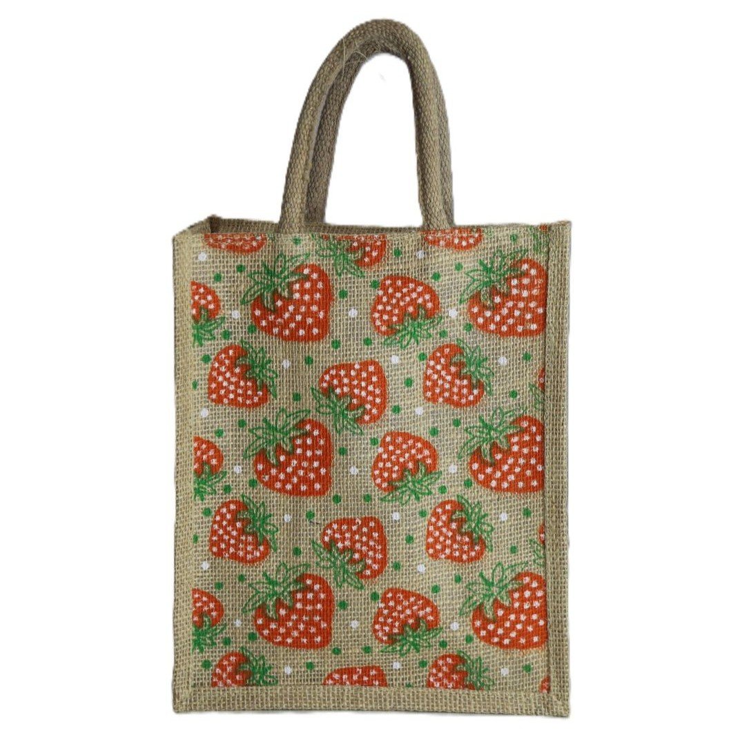 Natural jute with assorted print and color 10L x 12H - Image 3