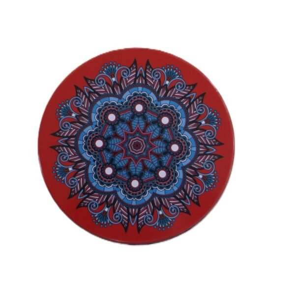 Designed Decorative Round Tin Storage Box - Image 4