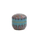 Floral-Printed Dome Tin Box – Cute Decorative Storage