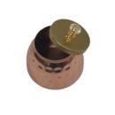 Copper-coated steal jar