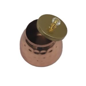 Copper-coated steal jar