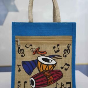 Drums designed jute gift bag