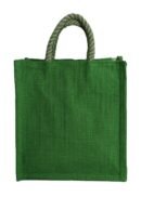 Full-color Jute bag with ethnic art print