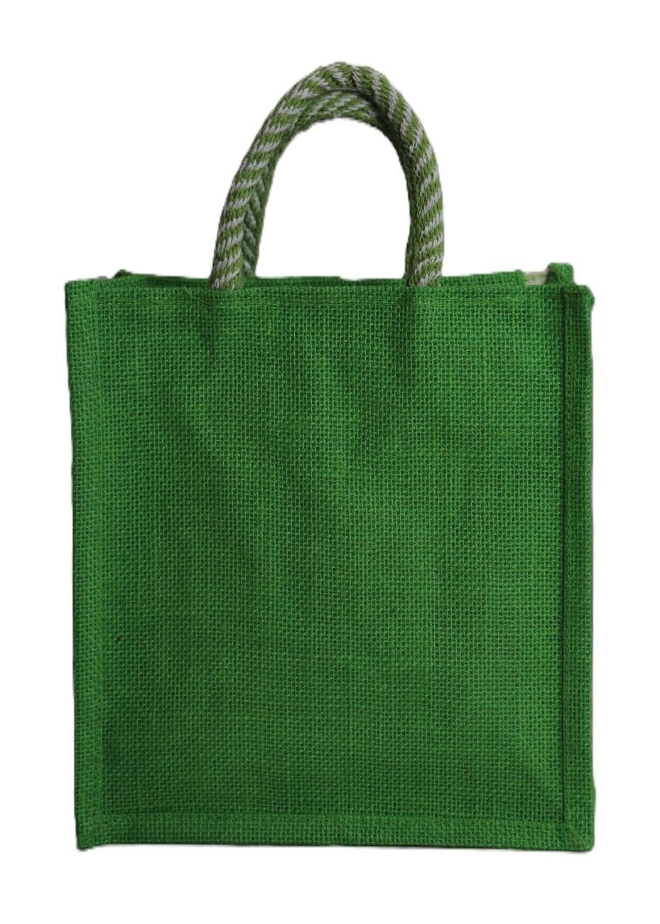 Full-color Jute bag with ethnic art print - Image 2