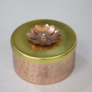 Decorative copper jar