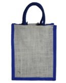 Ganesha printed Jute with side non-woven bag 8L x 10H
