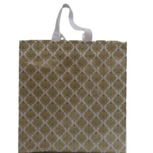 Golden floral pvc thamboolam bag