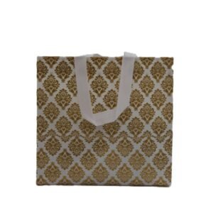 Gold floral PVC bag Medium