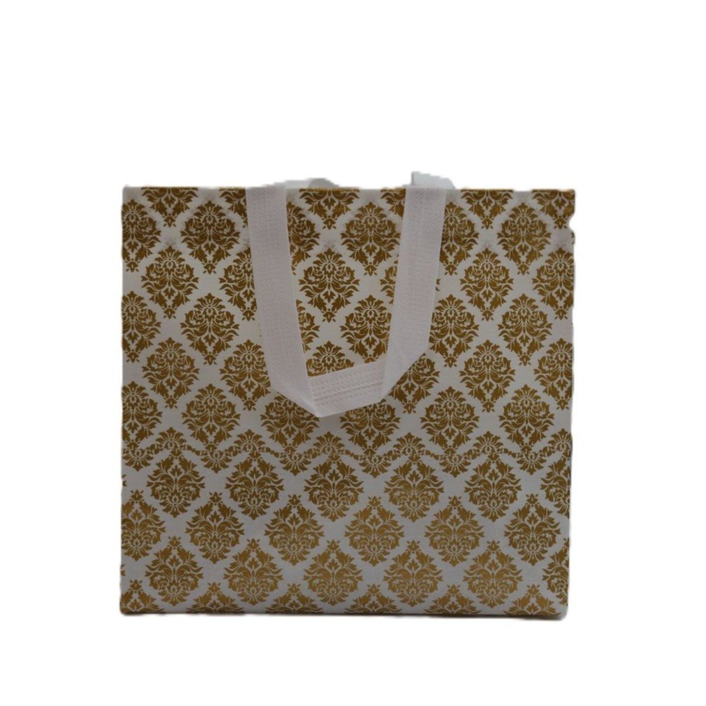 Gold floral PVC bag Medium