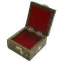 Kalamkari Decorative Jewel Box with peacock Design