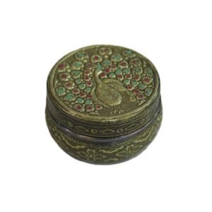 Kalamkari peacock designed tiffen small