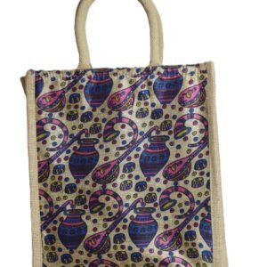 Kalamkari jute bag large