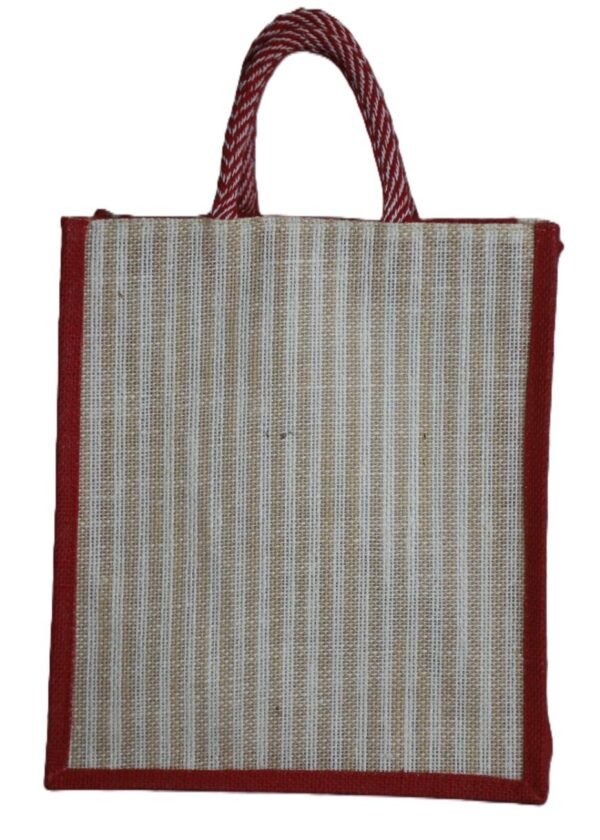 Love Food Side color Jute bag - Image 2