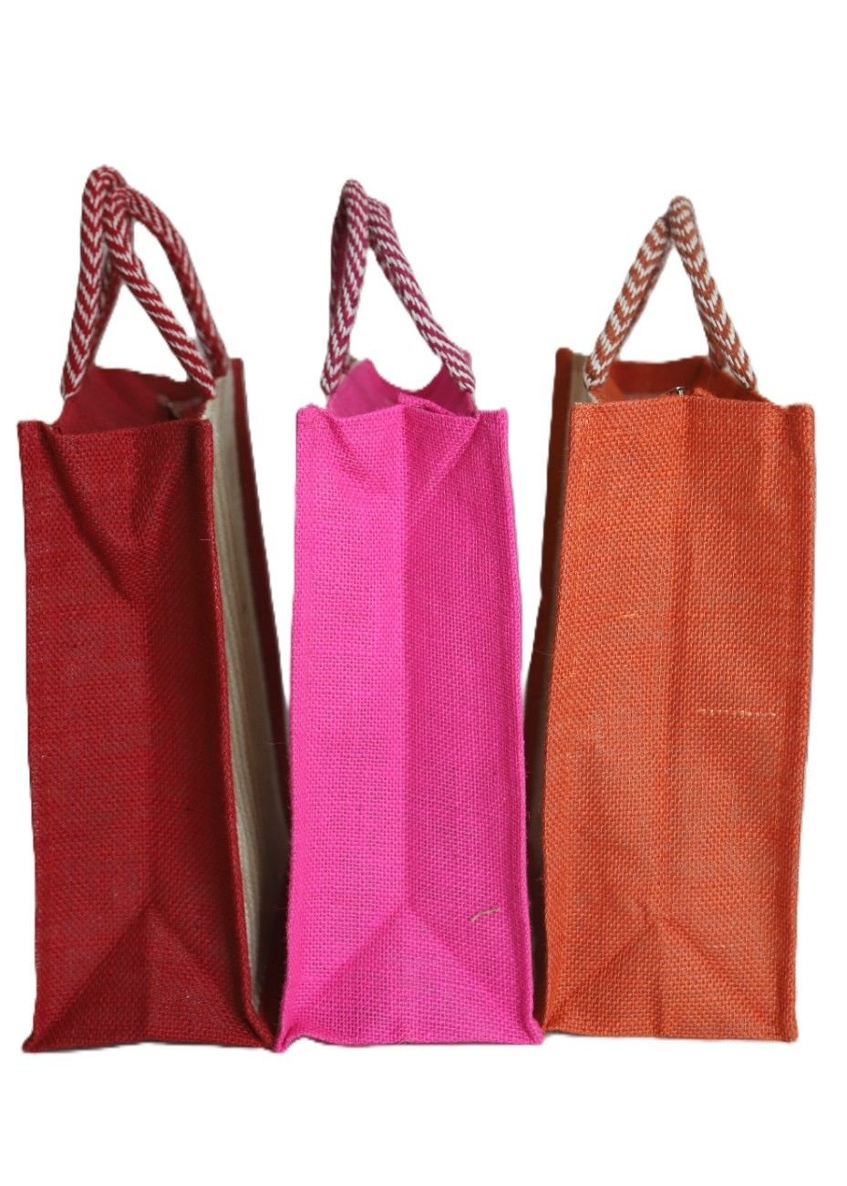 Love Food Side color Jute bag - Image 4