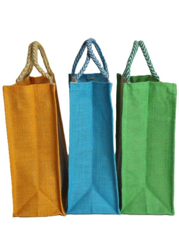 Love Food Side color Jute bag - Image 5
