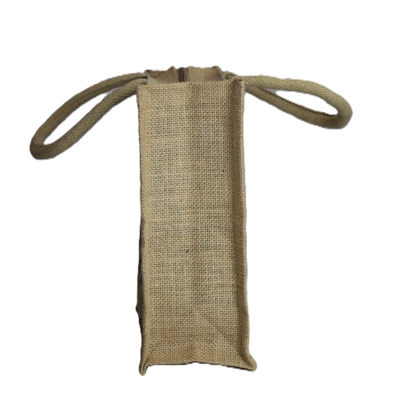 Kalamkari natural jute bag Medium 10L x 11H - Image 3