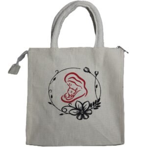 mom&child printed canvas bag