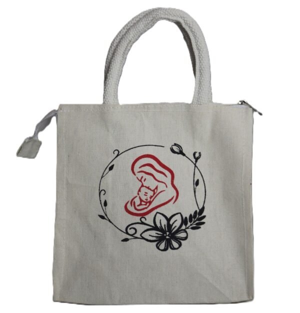 mom&child printed canvas bag