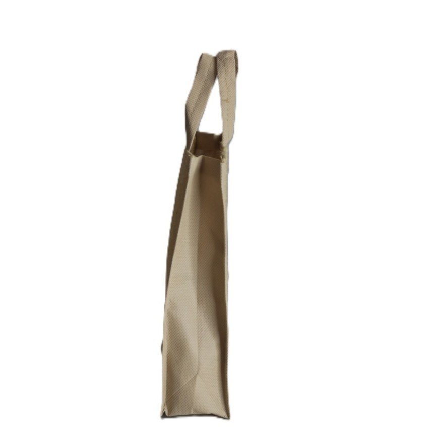 Natural jute bag with Jari design and side nonwoven - Image 3