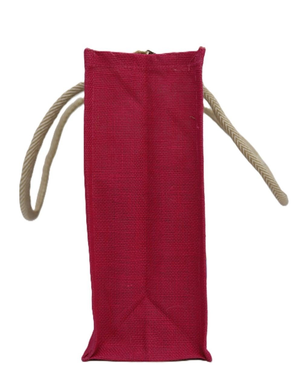 Panda Designed Jute Handbag - Image 6