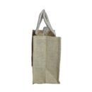 Pure jute bag with transparent window