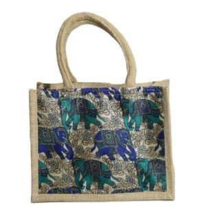 Kalamkari jute bag small