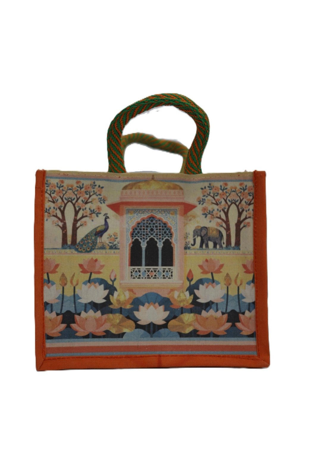 Canvas Gift Bag with Digital print & Transparent window - Image 4