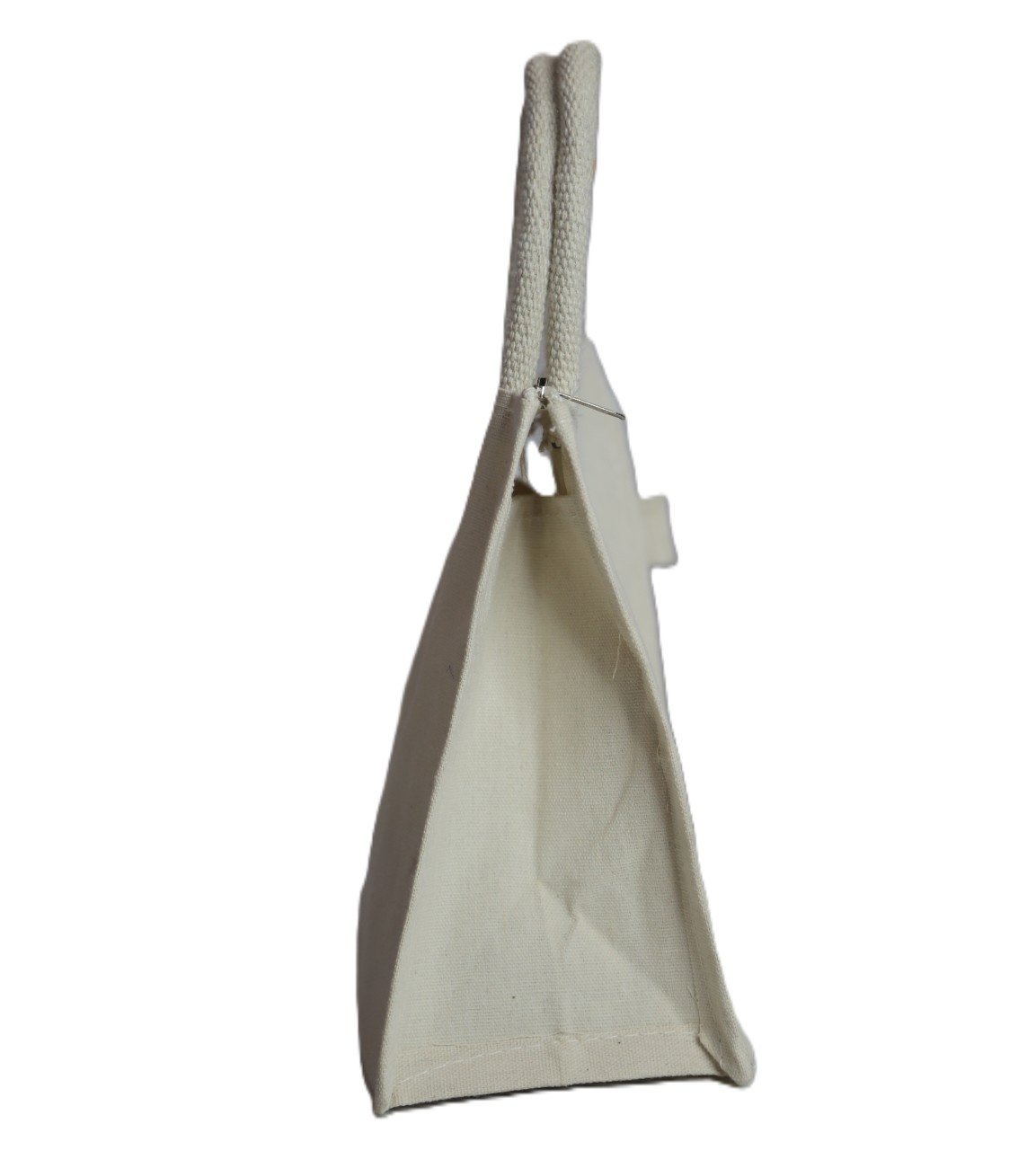 Mom & Child printed white canvas bag - Image 3