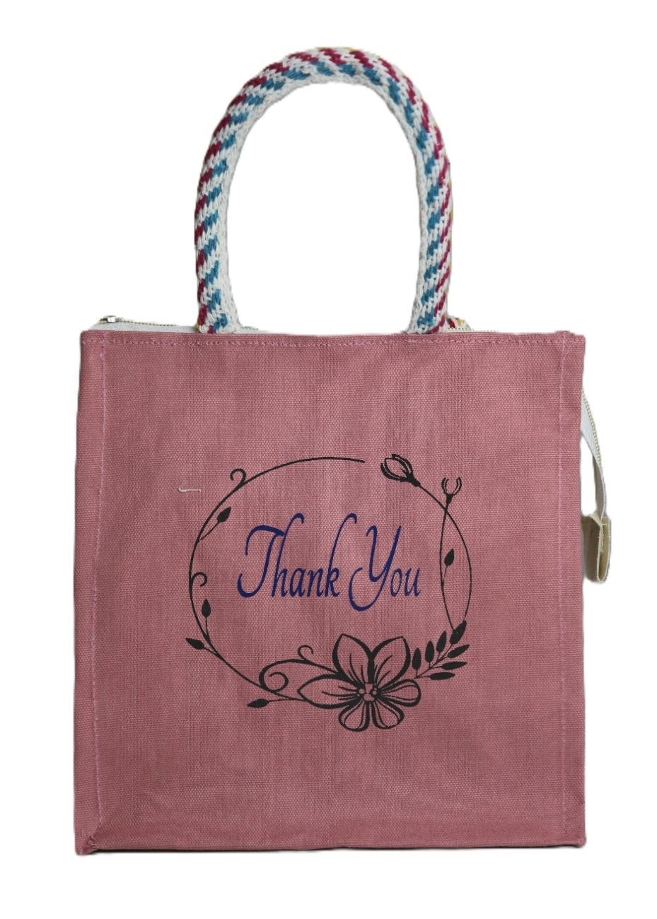 Thankyou printed  full-color canvas bag - Image 2