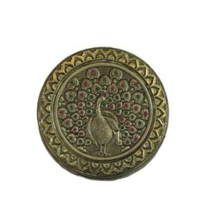 Kalamkari peacock designed tiffen large