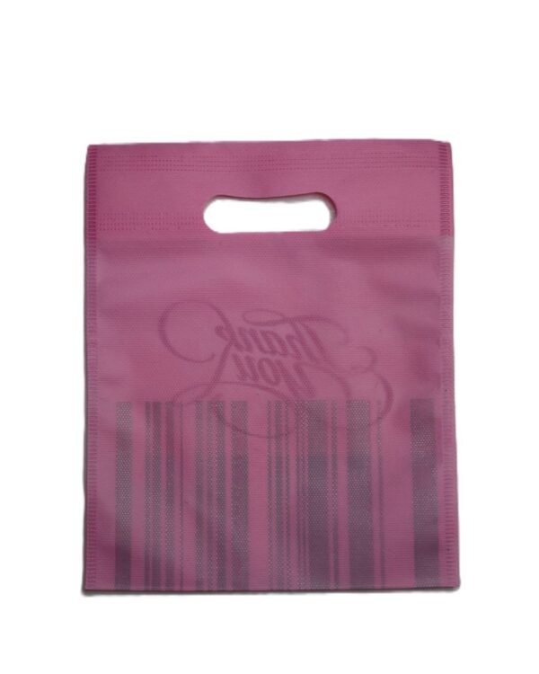 Non-Woven "Thank You" Printed D-cut colorful Gift Bag - Image 3