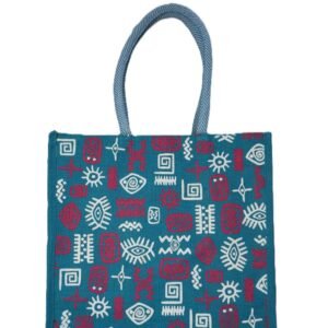 Full color and printed jute bag