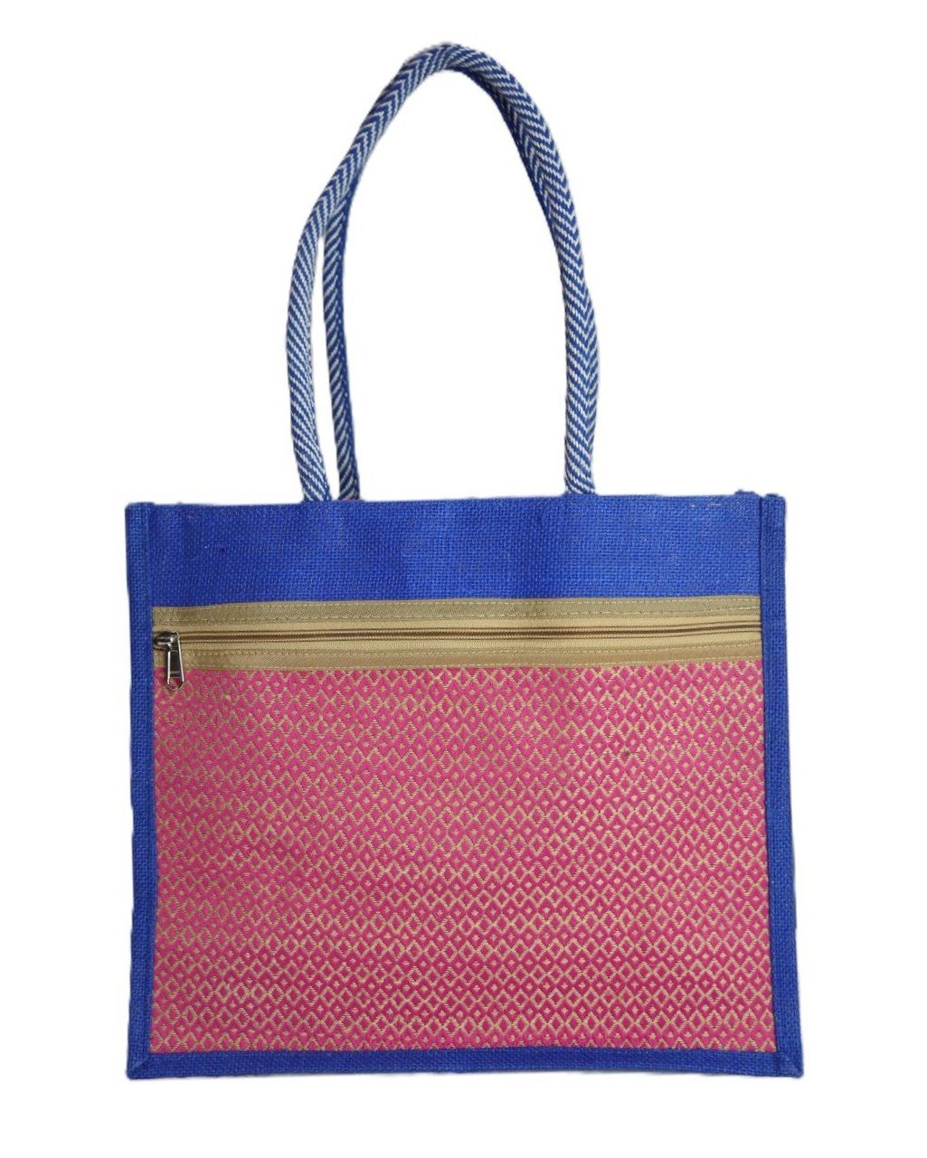 Premium Handcrafted Jute Bag with designed cloths - Image 4