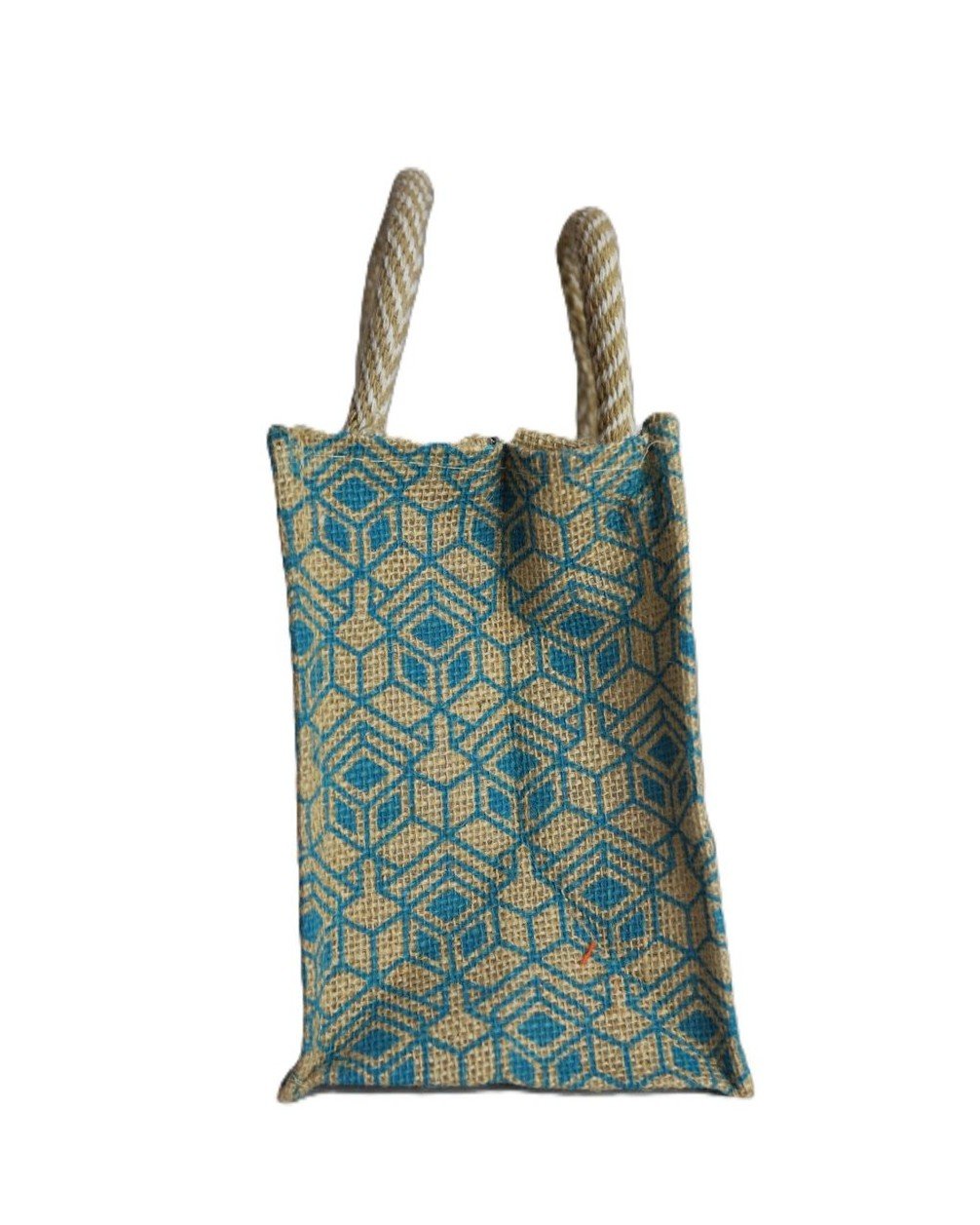 Go-green printed natural Jute tote Bag - Image 3