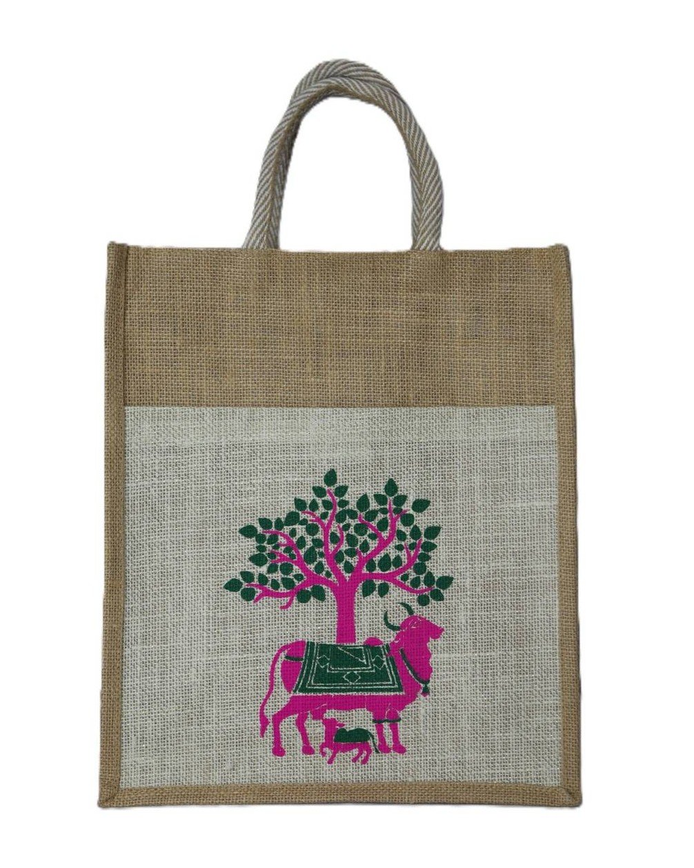 Komatha Heritage Natural Jute Handbag - Image 2