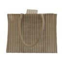 Elegant Handcrafted Jute Tote Bag with Colorful Jari Border