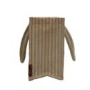 Elegant Handcrafted Jute Tote Bag with Colorful Jari Border