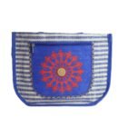 Elegant Handcrafted Jute Tote Bag with Traditional Embroidered Design