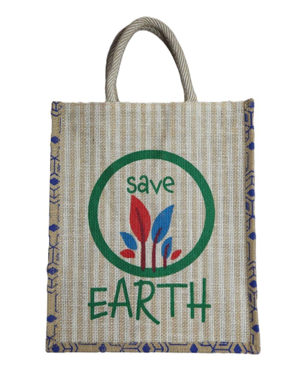 Eco-friendly message printed jute bag