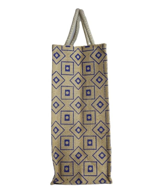 Eco-Friendly Reusable Jute Bag with eco-friendly message - Image 3