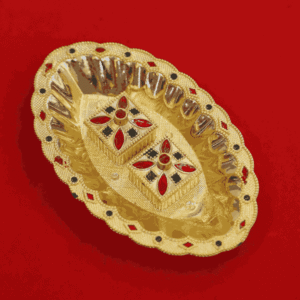 Ovel shaped kumkum holder