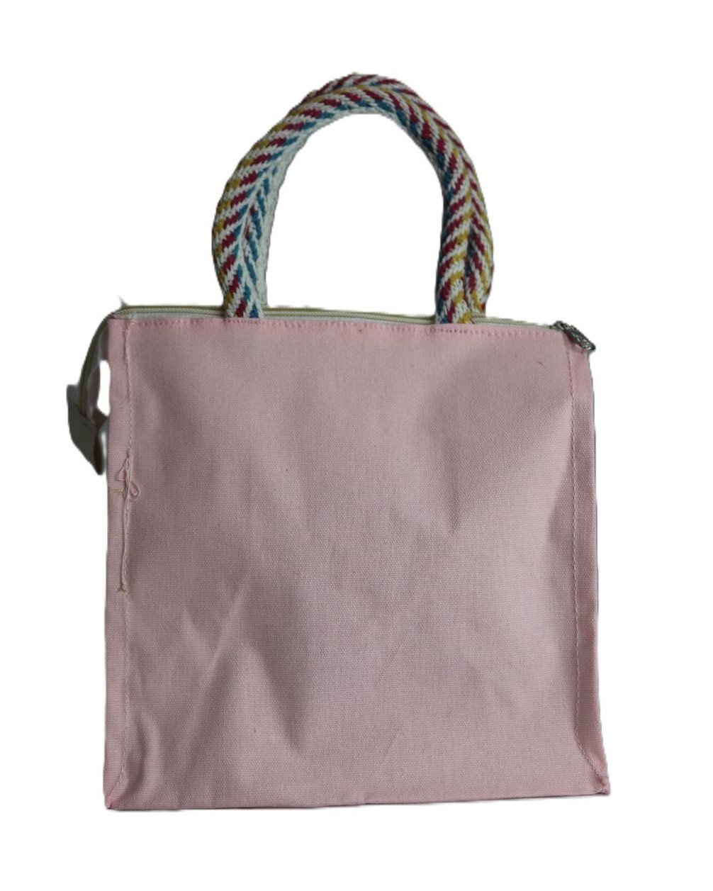 EcoDivine Canvas Ganesha Zipper Tote with Spiritual Art - Image 4