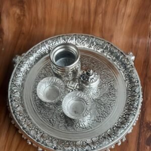 German silver pooja set big