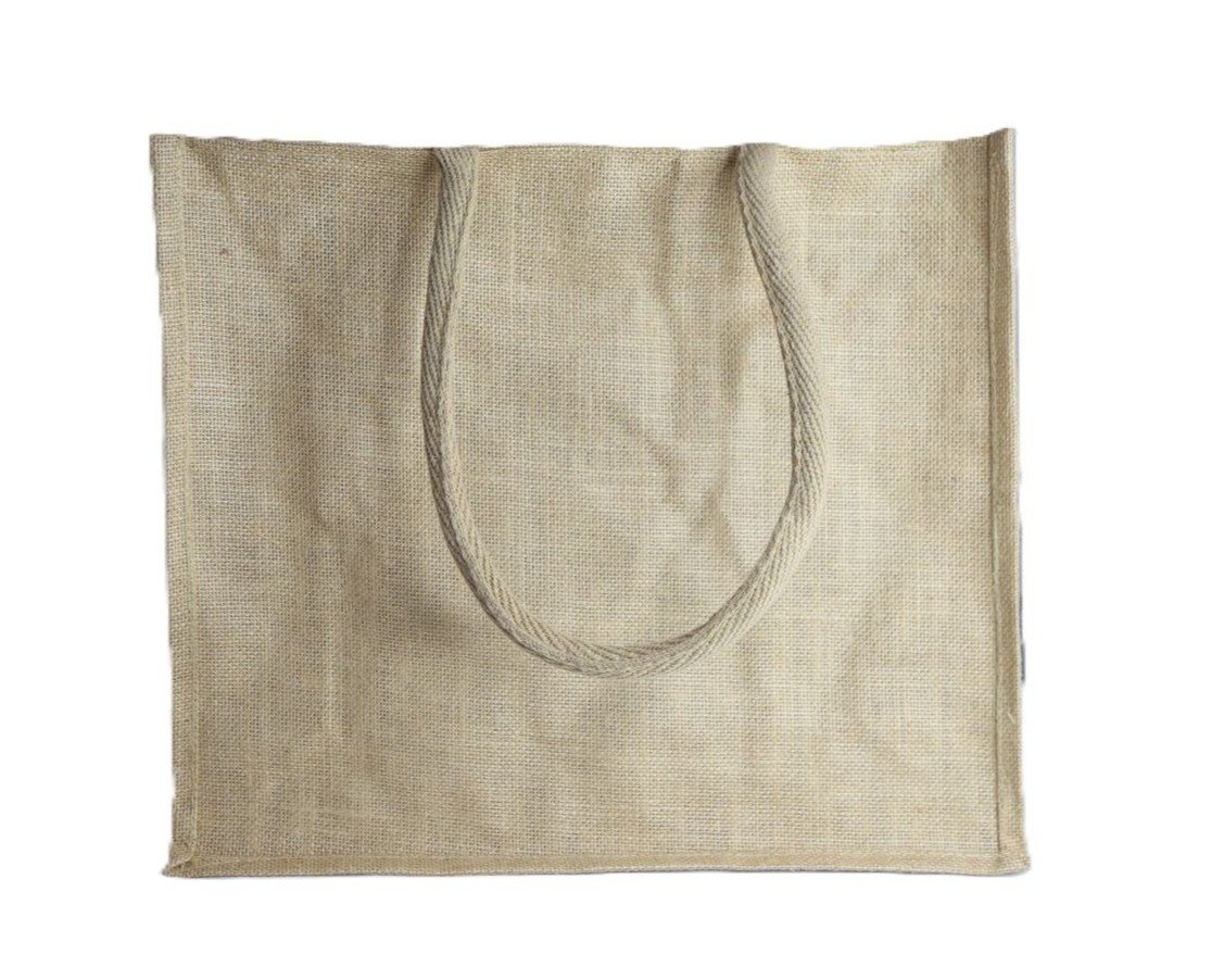 Jute bag with color prints - Image 2