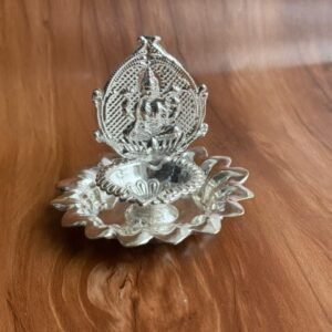 German silver Kamakshi deepam