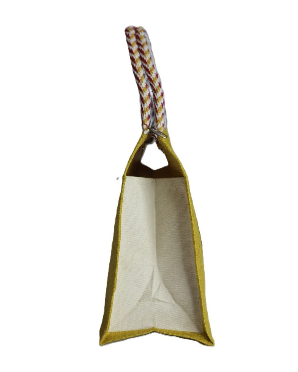 Mom & Child printed color Canvas Zipper Tote - Image 4