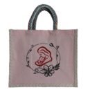 Mom & Child print colorful canvas bag