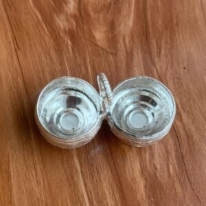 German Silver Cute Mini Kumkum Holder